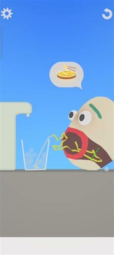 Wait for the last bite 😳#eatingsimulator #shorts #ytshorts