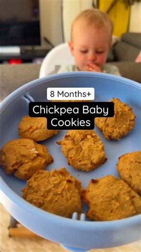 Chickpea baby cookies (8+ months) 🤍