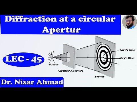 Diffraction at a circular aperture|| University Physics