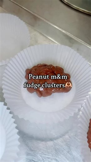 peanut m&m fudge😩🎄🐝 Our Christmas treats will be missed… but exciting and special things coming, yummy and cute things abrewing in the hive lab bakery in january😈 what could it be🤔 any guesses ?? | Hive Bakery