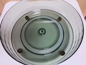 Non Skid Lazy Susan Turntable, 1 Tier Non Skid Spice Rack Turntable, 9 Inch Spinning Organizer, 360 Degree Rotating Seasoning Organizer for Kitchen, Pantry Cabinet, Refrigerator, Dark Green