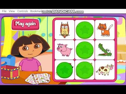 Dora the Explorer: Dora's Say It Two Ways Bingo | Flash Games