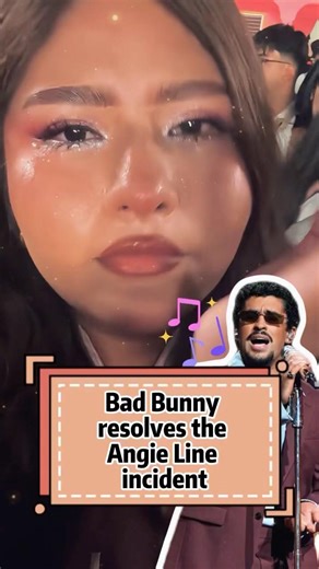 Bad Bunny resolves the Angie Line Incident-1 #shorts#youtubeshorts#celebrity#badbunny