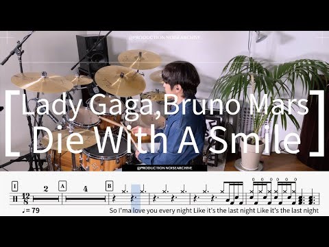 Lady Gaga, Bruno Mars | Die With A Smile | Drum Cover