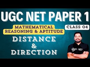 Distance and Direction With Related PYQ । Mathematical Reasoning & Aptitude । UGC NET JRF Paper 1