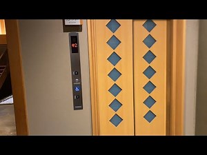 和倉温泉 加賀屋のエレベーター（錦大路大浴場、三菱製）