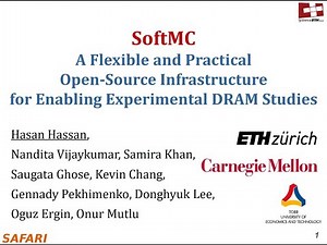 Computer Architecture - Lecture 6b: SoftMC: Open Source DRAM Controller (ETH Zürich, Fall 2018)