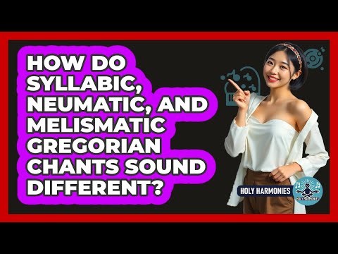 How Do Syllabic, Neumatic, And Melismatic Gregorian Chants Sound Different? - Holy Harmonies