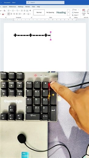 Create tables in MS Word in seconds?! 🤯📄 #word #trick #document #office