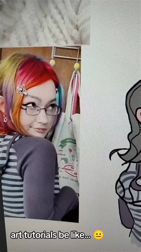 Learn How to Draw Colored Hair: Art Tutorial with Procreate and Krita