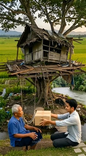 I Rebuilt This Old Treehouse Into A Modern Masterpiece! (Wait for the Reveal) #transformation #usa