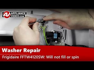 Frigidaire Washer Repair - Will Not Fill, Will Not Spin - Lid Switch