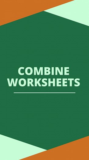153K views · 1.7K reactions | How to Combine Multiple Worksheets in Excel  Save this post so you can use it later! #excel #exceltips #exceltricks #microsoftexcel #spreadsheets #exceltraining #exceltutorial | Excel With Grant | Facebook