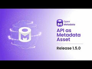 OpenMetadata: API metadata as a Data Asset