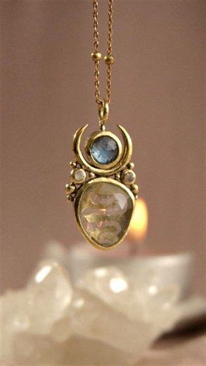 Pinter Heni Design • Slow Jewelry Artist | Artemis found her new home during the pre-sale, and I wanted to show her here as well. 🌷 She’s a small, elegant piece made with moss... | Instagram