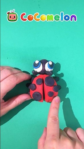 How To Make a Ladybug with Clay 🐞😱