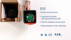 Unboxing the X10 Industrial sounder and sounder beacon - Eaton videos
