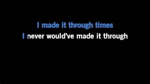 Karaoke If There Hadn't Been You - Billy Dean - CDG, MP4, KFN - Karaoke Version