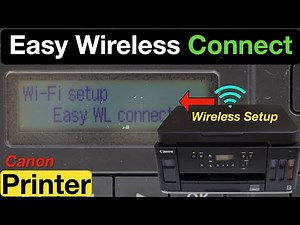 Canon Printer Easy Wireless Connect Setup !