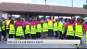 The Bahamas District Pilot Club donated some much-needed caution vests to the royal bahamas police force's road traffic division. | ZNS Northern Service