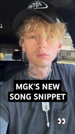 mgk's new song "cliché" snippet. 👀 "cliché" music video out thursday night!