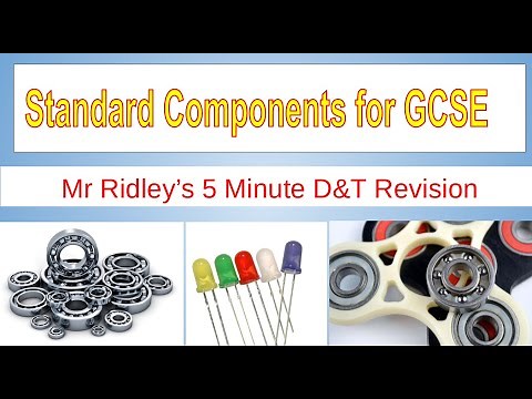 Mr Ridley's Quick Revision Standard components for GCSE D&T