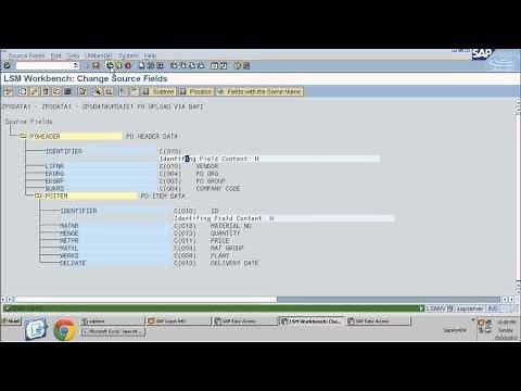 SAP LSMW BAPI PO UPLOAD PART 1
