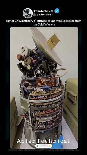 Soviet 2K12 Kub SA-6 Surface-to-Air Missile System #coldwar #guiding #technology #demonstration