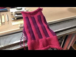 Knitmaster Mod 100-How to do the Fair-Isle