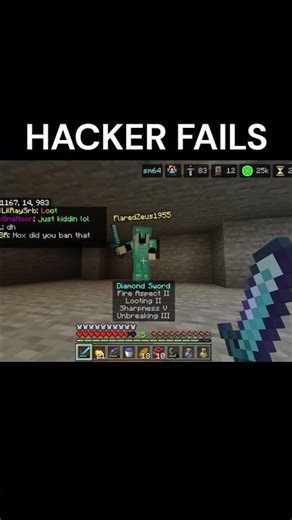 Hacker meets thorns Lifeboat survival mode #minecraft #gaming #memes #funnyvideos #bedrock #xbox