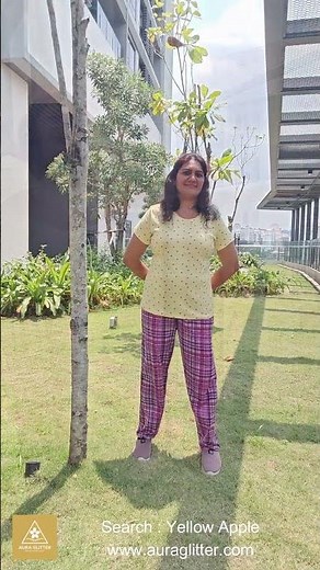 Yellow & Purple | Pyjamas | www.auraglitter.com | Aura Glitter