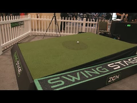Zen Green Stage Movable Putting Platform - PGA Show 2023