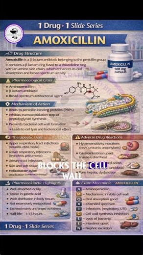 Amoxicillin Explained | MOA, Uses & Side Effects. The Pharmacist Talks