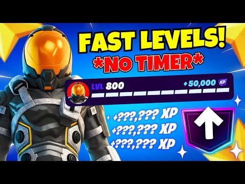 Insane NO TIMER XP Map to *LEVEL UP* Fast in Fortnite Chapter 7! (Earn XP)