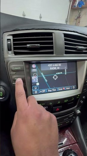 Lexus IS250 IS350 Navigation Screen Repair Digitizer LCD Touchscreen Black Stereo