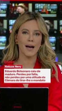 Natuza: Eduardo Bolsonaro caiu de maduro. Não perdeu por uma atitude da Câmara de tirar o mandato