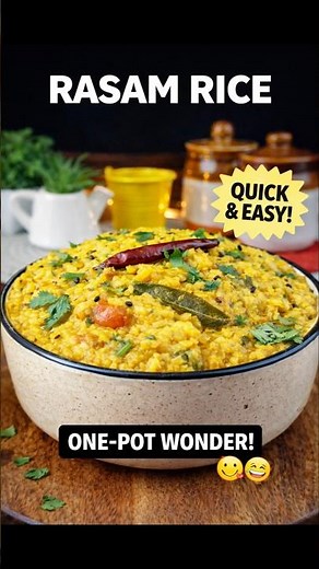 RASAM RICE RECIPE #RasamRiceLove #QuickComfortFood #southindianflavors #mayurspantry