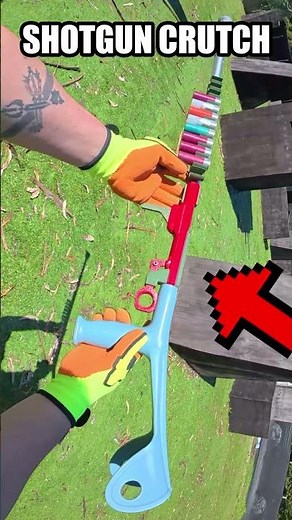 😱 SHOTGUN... CRUTCH?! 😱 ▬ #airsoft #fail #funny