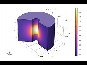 subscribe Steady State 2D Axisymmetric Conduction Heat Transfer In A Cylinder COMSOL Multiphysics