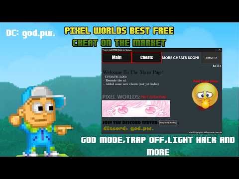 PIXEL WORLDS PROJECT GOD FREE CHEAT SHOWCASE