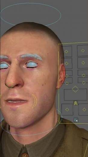 facial rigging with advanced skeleton in Maya #animation #art #games