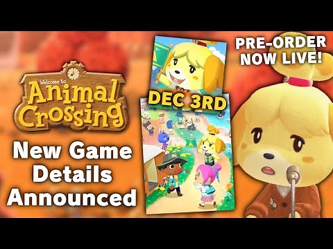 New Animal Crossing Game Details JUST Announced!