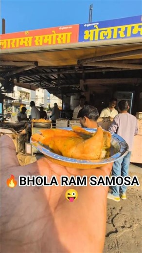 🔥Famous Bholaram Samosa wala 🔥 #shortvideo #chineseburger #indiancuisine
