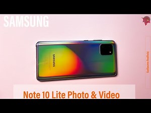 Samsung Note 10 Lite - CAMERA TEST