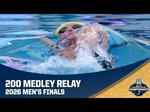 Meet record in men's 200 medley relay | 2026 NCAA swimming championships