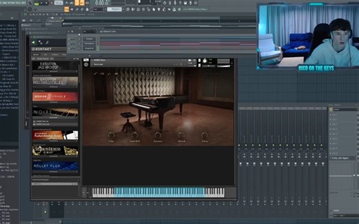 [编曲教学/Loop讲解/Nico]我狂干三碗米饭，如何为Lil Baby和Lil Durk制作一个很帅的钢琴节拍