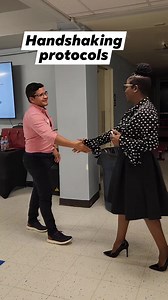 651K views · 9.2K reactions | It is so very important to position your fingers to hold the hand and not beyond. Practice practice giving a firm and proper handshake. It is crucial to your professional interactions. #etiquettetips #handshaking #professionalism | From the Inside-Out School of Etiquette, LLC | Facebook