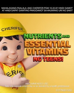 Kahit teens, may Cherifer! Ang Cherifer PGM 10-22 ay siksik sa CGF at essential vitamins! #CheriferTangkadSagad #LakingMayIpagmamalaki ASC Ref. No. I0177N061725C | Cherifer