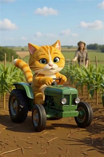 🚜🐾 Paws on the Wheel