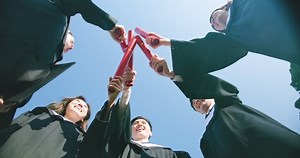 Slow Motion Group Happy Graduates Students Stock Footage Video (100% Royalty-free) 1052667239 | Shutterstock